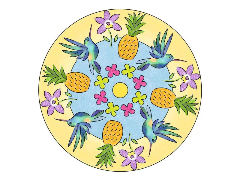 Ravensburger Malset Midi Mandala-Designer Tropical