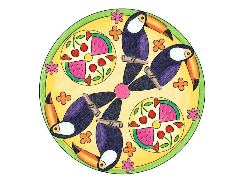 Ravensburger Malset Midi Mandala-Designer Tropical