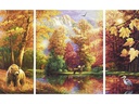 Schipper Malset Malen nach Zahlen Indian Summer (Triptychon)