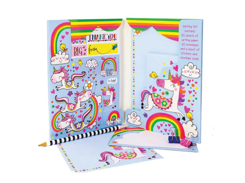 Rachel Ellen Briefpapierset Unicorn