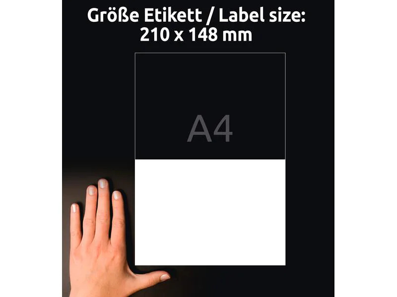 Avery Zweckform Hinweis-Etiketten Set 210 x 148 mm, 10 Blatt