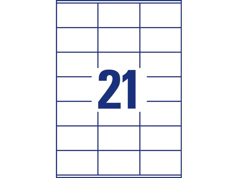 Avery Zweckform Hinweis-Etiketten Set 70 x 41 mm, 10 Blatt