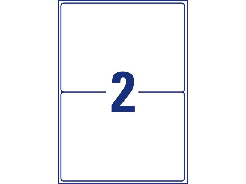 Avery Zweckform Hinweis-Etiketten Set Ø 199.6 x 143.5 mm, 10 Blatt