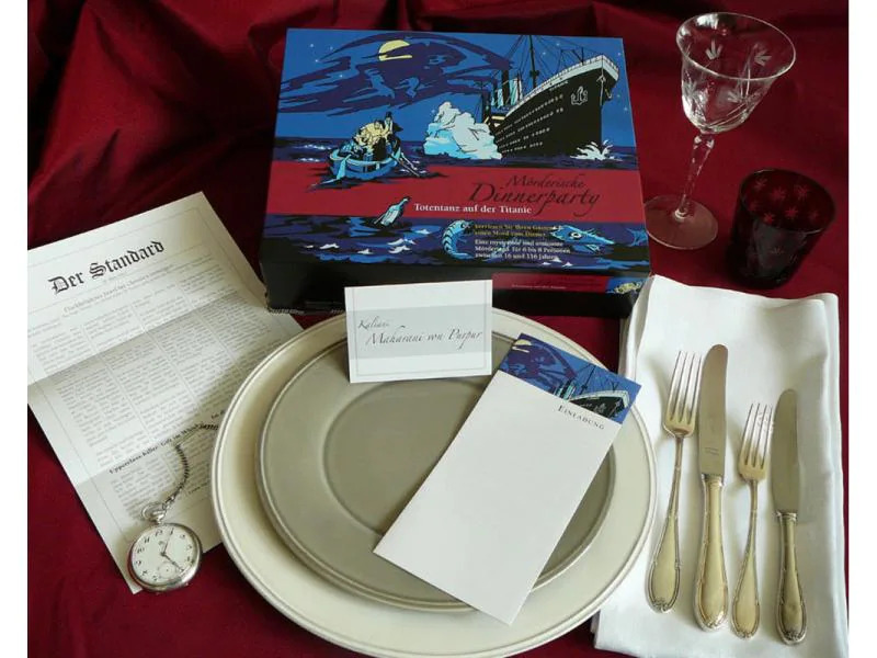 Blaubart Verlag Partyspiel Dinnerparty: Totentanz auf der Titanic
