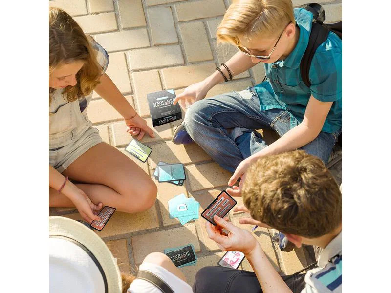 Denkriesen Partyspiel STADT LAND VOLLPFOSTEN – Das Kartenspiel Junior
