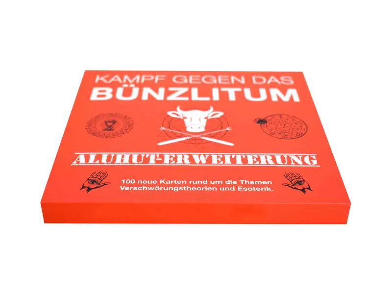 Kampf gegen das Bünzlitum Partyspiel Kampf gegen das Bünzlitum: Aluhut-Erweiterung