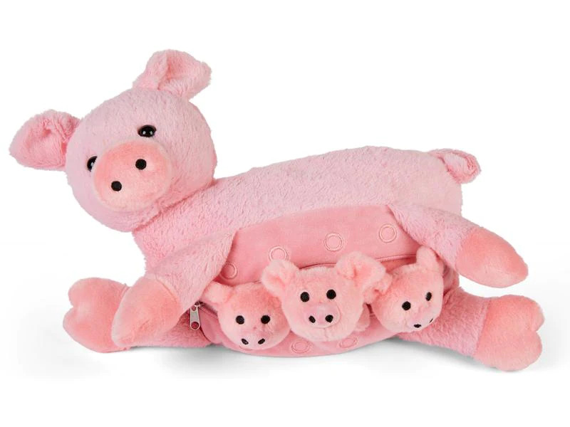 Mamanimals Kuscheltier Mama Schwein &amp; Babys