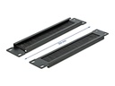 Delock Bürstenleiste 1HE 10 Rack, Schwarz