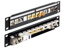 Delock Patchpanel Keystone 12-Port 10 Rack