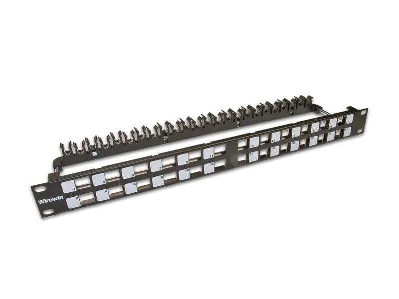 Wirewin Patchpanel 24 Port, Keystone, 1HE 19 Rack