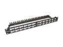 Wirewin Patchpanel 24 Port, Keystone, 1HE 19 Rack