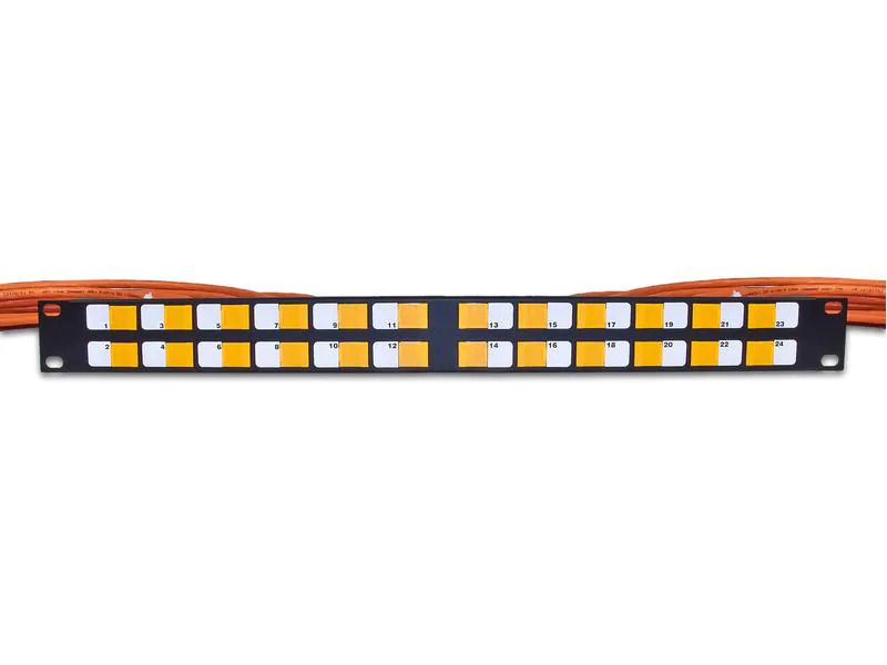 Wirewin Patchpanel 24 Port, Keystone, 1HE 19 Rack