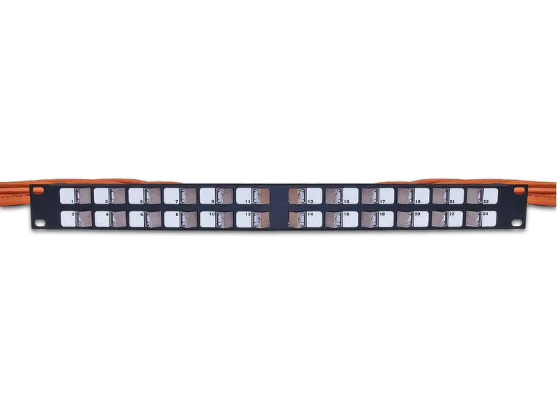 Wirewin Patchpanel 24 Port, Keystone, 1HE 19 Rack