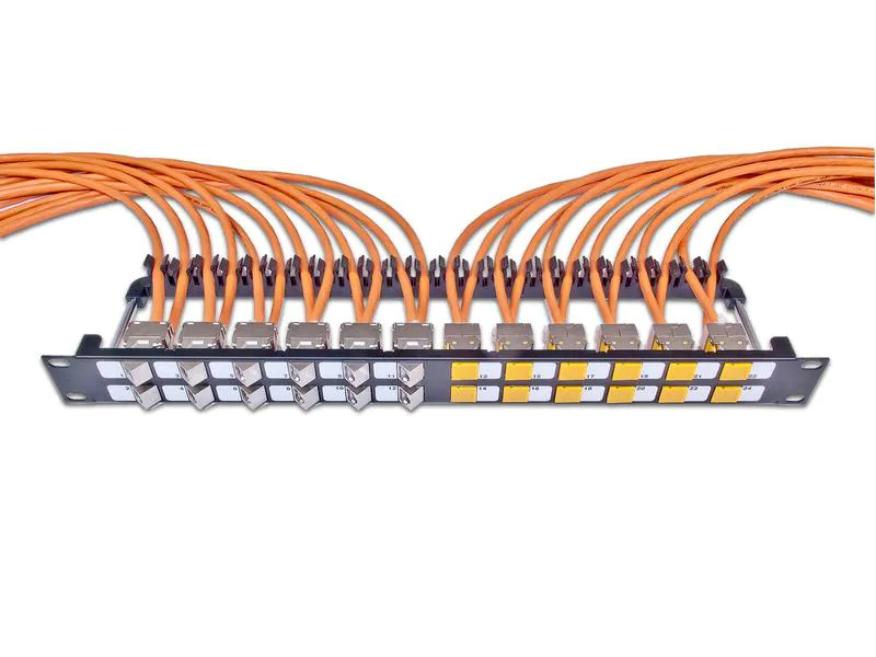 Wirewin Patchpanel 24 Port, Keystone, 1HE 19 Rack
