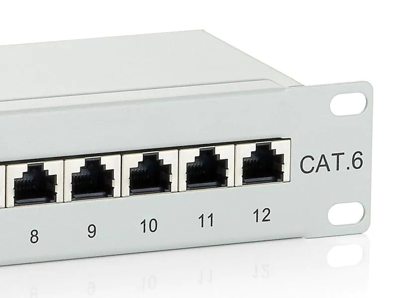equip Patchpanel 12 Port, LSA, 1HE 10 Rack