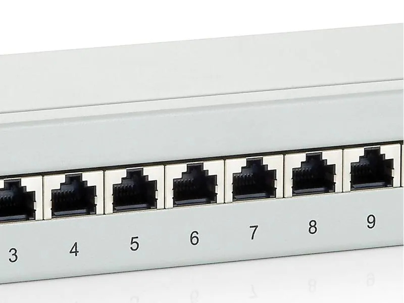 equip Patchpanel 12 Port, LSA, 1HE 10 Rack