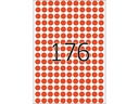 HERMA Vielzweck-Etiketten 2212 Rot, 32 Blatt