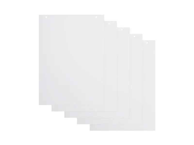 Bi-Office Flipchart Blanko, 5 Blöcke à 40 Blätter