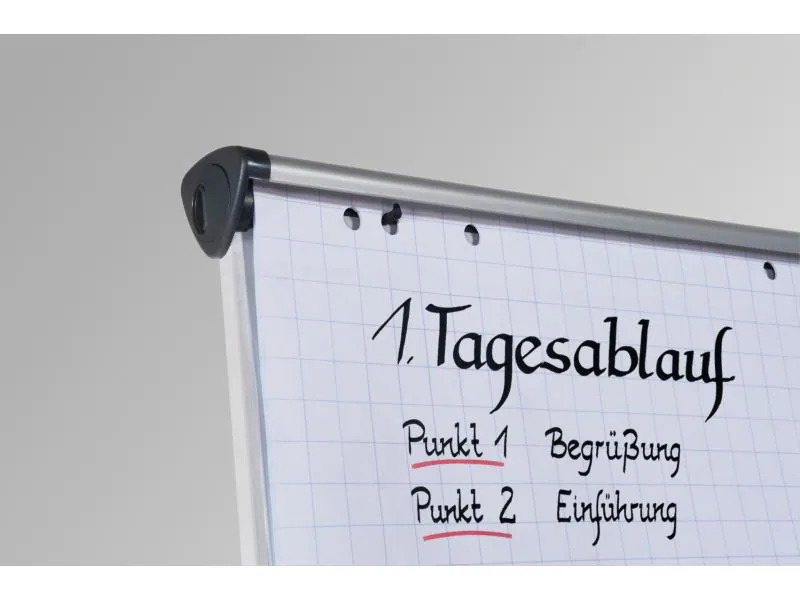 Legamaster Flipchart 65 x 98 cm 20 Blatt Kariert 80 g/m², 5 Stück