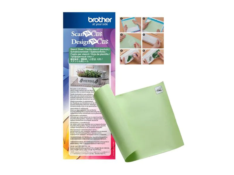 Brother Schablonenfolie CASTCL1 Transparent