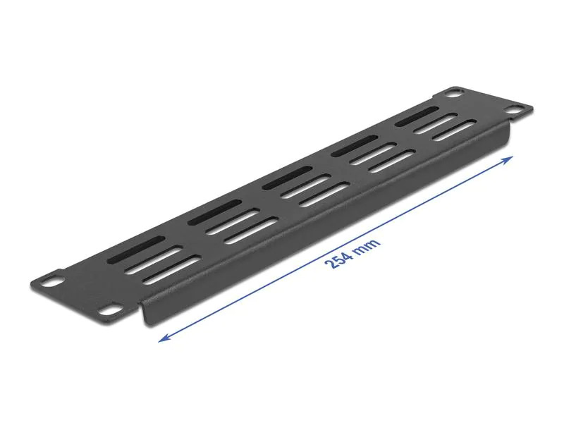Delock Netzwerkschrank Panel 1HE mit Lüftungsschlitzen 10