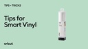 Cricut Vinylfolie Smart Permanent 33 x 91 cm, 1 Stück, Orange