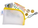 HERMA Etui Mesh Bag A7, 7.4 x 10.5 cm, Gelb/Weiss
