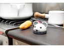 Kikkerland Küchentimer Maus Weiss