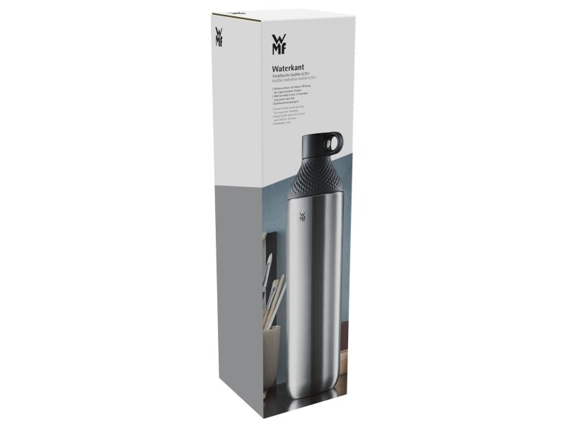 WMF Thermosflasche Iso2Go 750 ml, Schwarz-Silber