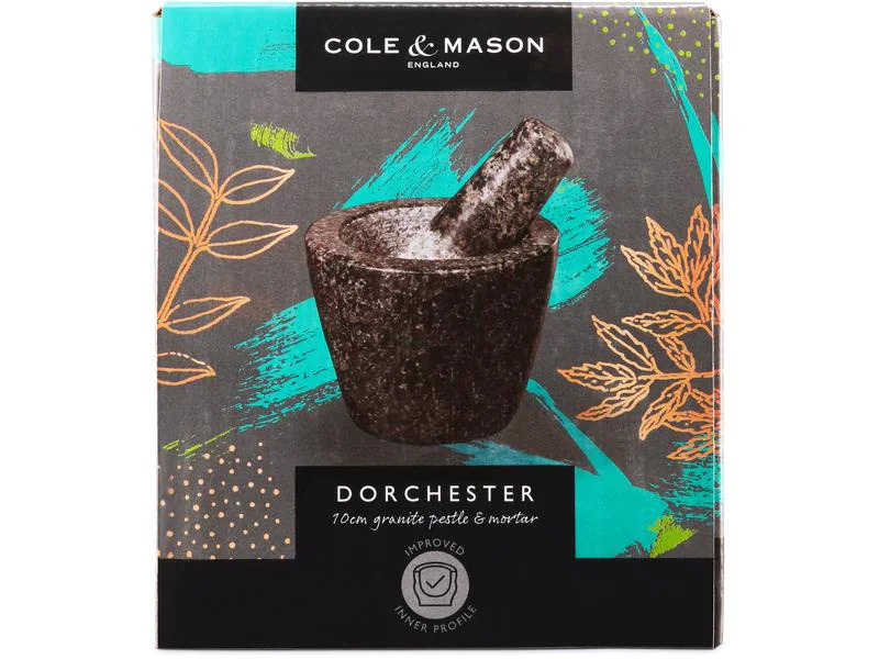 Cole&amp;Mason Mörser mit Stössel 10 cm, Stein