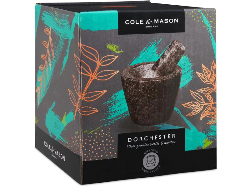 Cole&amp;Mason Mörser mit Stössel 10 cm, Stein