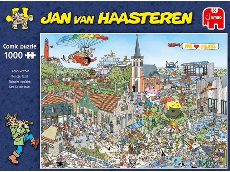 Jumbo Puzzle Reif für die Insel