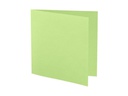 Artoz Blankokarte 1001, 15.5 x 15.5 cm, 5 Blatt, Birkengrün