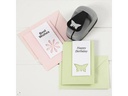 Creativ Company Blankokarte 15 x 15 cm 50 Sets, Mehrfarbig