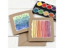 Creativ Company Blankokarte 15 x 15 cm 50 Sets, Mehrfarbig