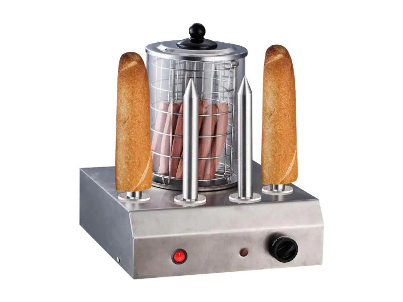 Kibernetik Hot Dog Maschine Weber HD104 mit 4 Spiessen