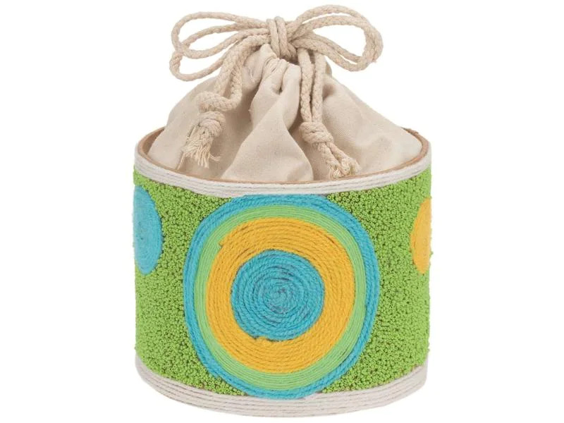 Glorex Kartoffelsack in Pappbox, 12 cm, Nature/Weiss