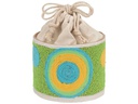 Glorex Kartoffelsack in Pappbox, 12 cm, Nature/Weiss