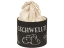 Glorex Kartoffelsack in Pappbox, 15 cm, Nature/Weiss