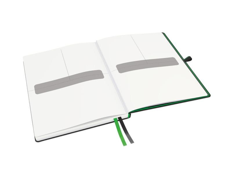 Leitz Notizbuch 18,7 x 24,2 cm, Kariert, Schwarz
