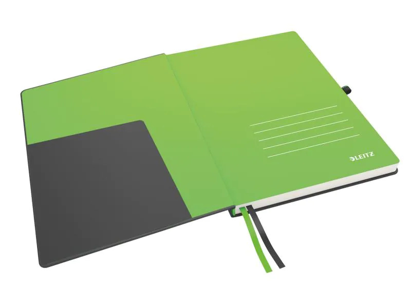 Leitz Notizbuch A4, Liniert, Schwarz