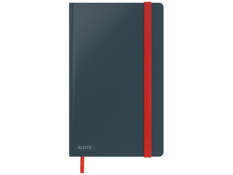 Leitz Notizbuch Cosy 14.8 x 21 cm, Kariert, Grau