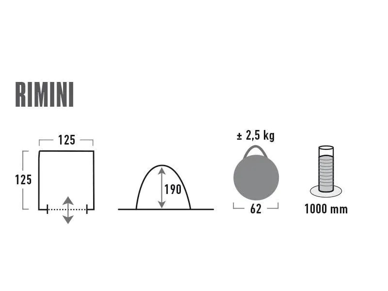 High Peak Pavillon Rimini