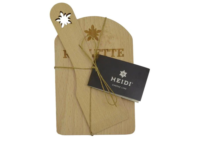 Heidi Cheese Line Pfännchenhalter-Set Edelweiss, 1 Paar