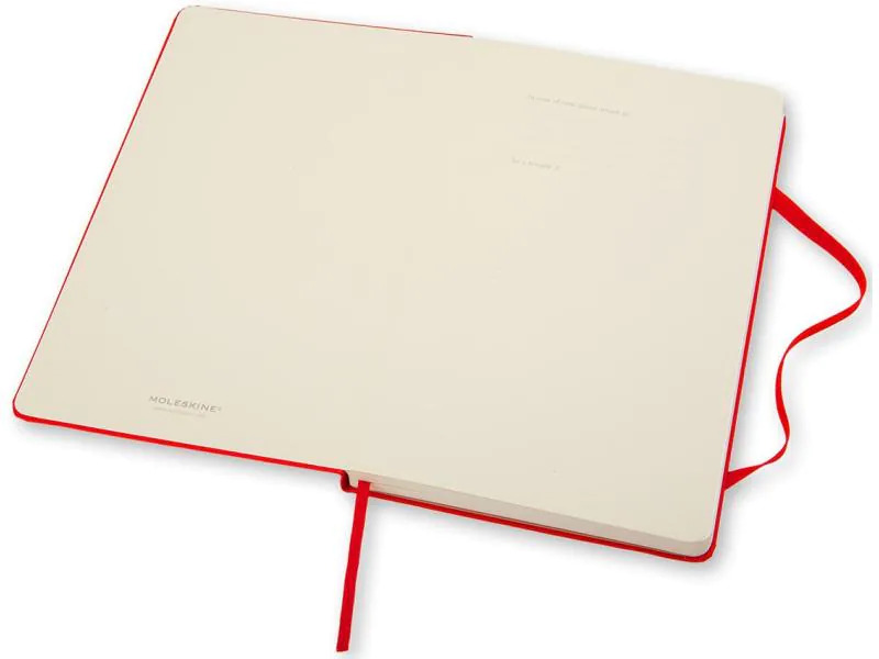Moleskine Notizbuch Classic A5 Blanko, Rot, 240 Seiten