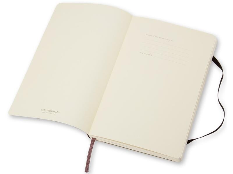 Moleskine Notizbuch Classic A5 Kariert, Schwarz, 192 Seiten