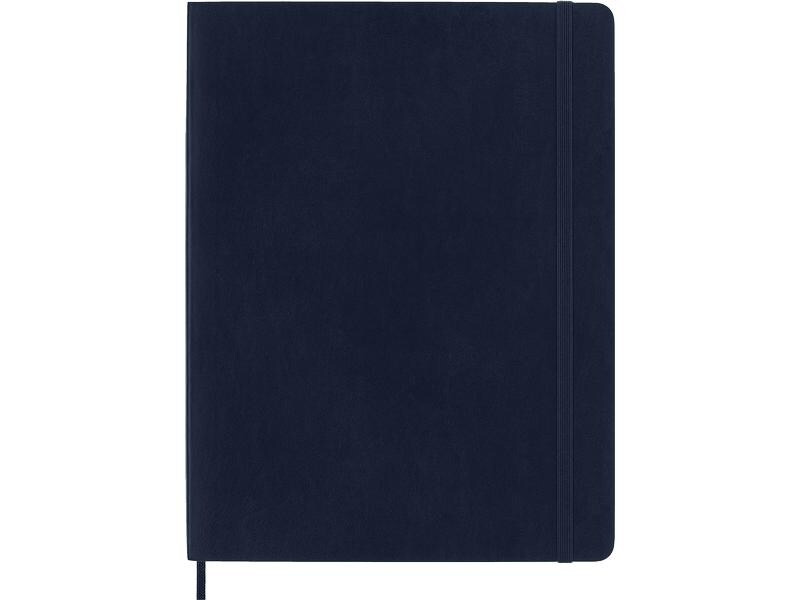 Moleskine Notizbuch Classic XL Softcover Blanko Saphier
