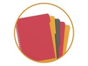 Oxford Notizbuch International Managerbook, A4 +, Liniert, Grau
