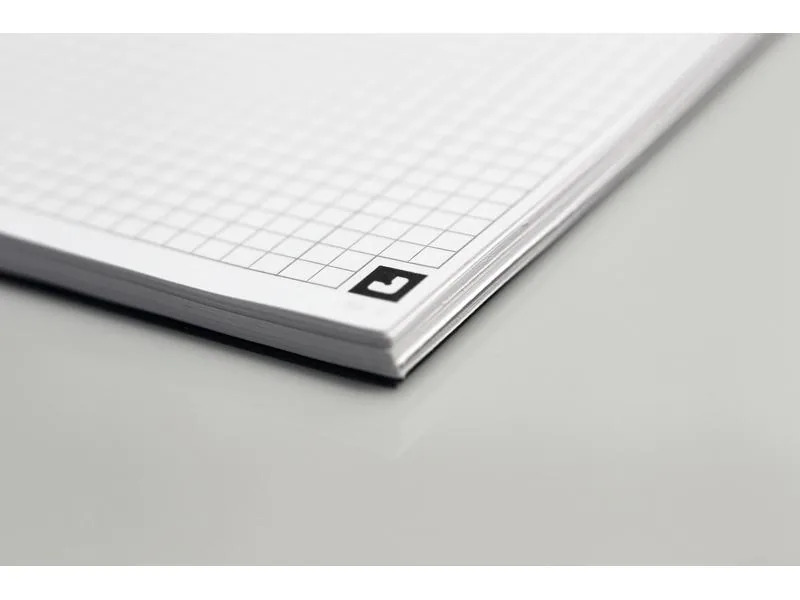 Oxford Notizheft Collegeblock International, A4 +, Kariert, Grau