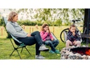 Trekony Campingstuhl Hoch Hellblau
